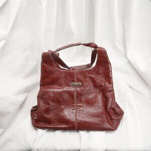 Rosetti, Burgundy Purse, faux patent leather